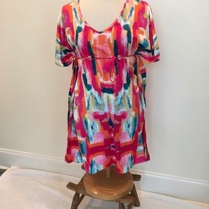 Silk wrap dress
